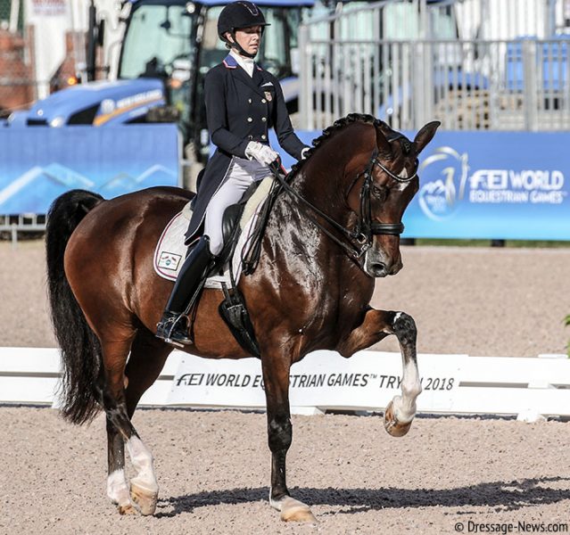 Laura Gravws e Verdades nos Jogos Equestres Mundiais em Tryon, by Ken Braddick dressage-news
