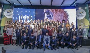 Flash de confraternização dos campeões do ranking e homenageados (Marcelo Pereira)