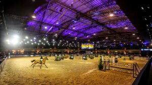 Panorâmica do recinto do Indoor, maior vão livre sem pilastra das Américas (Luis Ruas)